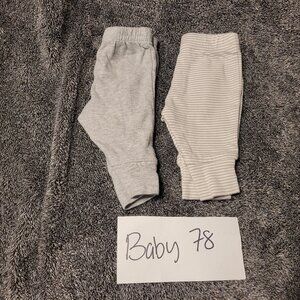 78.   Set of 2 Baby Pants
